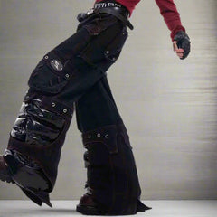 Men's Luxury Denim Wide-Leg Jeans