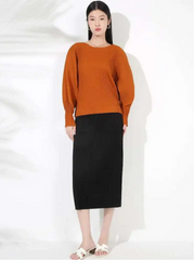 Luxury Plissé Pleats Top