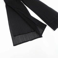 Elegant Lightweight Plisse Pants