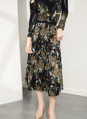 Luxury Plissé Skirt Set