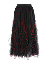 Couture Polka Dot Tulle Skirt