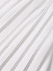 Luxury Pleated Trench Coat