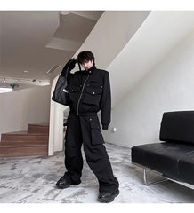 Men's Luxe Moto Sweatsuit 2-Piece Set