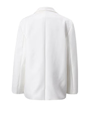 Floral Appliqué Beaded Blazer