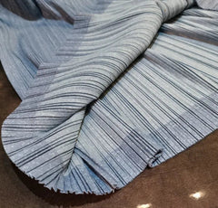 2-Piece Pleated Denim Set