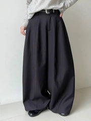 Luxury Relaxed Wide-Leg Trousers