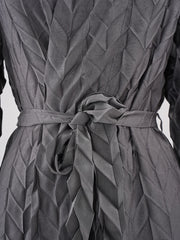 Couture Truly Pleated Modern Trench Coat