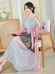 Japanese Plissé 3D Ruffle Dress