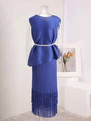 Truly Pleated Tank Top & Skirt