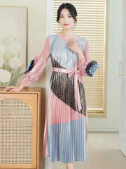 Japanese Plissé 3D Ruffle Dress