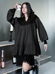 Oversized Lantern Sleeve Top