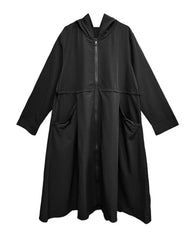 Oversized Hooded Jacket - Japanese Avant-Garde