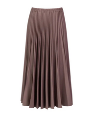 Luxury Pleated Midi Skirt