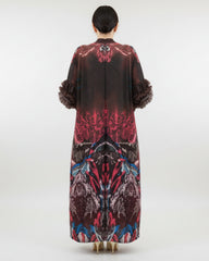 Elegant Pleated Sleeve Dress