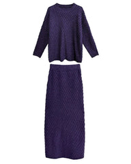 Luxury Oversized Knit 2-Piece