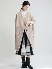 Luxury Diamond Quilted Coat