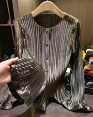 2-Piece Pleated Trouser Set