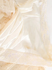 Luxury Lace Asymmetric Skirt