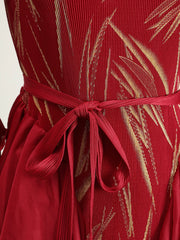 Luxury Pleats Formal Dress