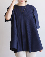 Luxury Pleated Oversized Top