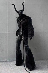 Men's Luxury Streetwear Shaggy Faux Fur Jacket