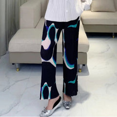Designer Plissé Trousers