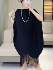 Luxury Plissé Oversized Tunic