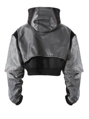 Women's Iconic Oversized Cropped Hoodie Jacket