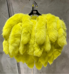 Genuine Fox Fur Tails Bolero