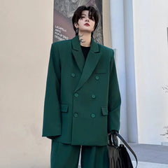 Exclusive Men's Green Baggy Fit 2 Piece Suit