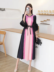 Luxury Formal Plissé Dress