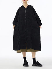 Everyday Oversized Hooded Long Coat