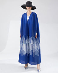 Luxury Flowing Plisse Duster