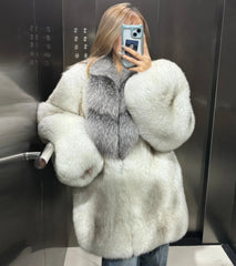 Genuine Fox Fur Coat