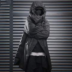 Men's Japanese Streetwear Oversized Hooded Coat