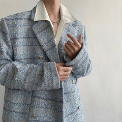 Men's Azure Tweed Jacket