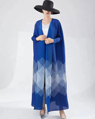 Luxury Flowing Plisse Duster