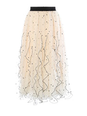 Couture Polka Dot Tulle Skirt