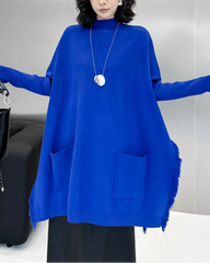 Luxury Oversized Poncho Sweater