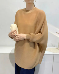 Luxury Pleats Batwing Top