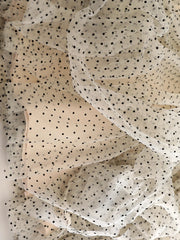Luxury Polka Dot Mesh Skirt
