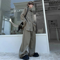 Men's Luxury Japanese Blouse & Pants