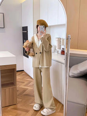 Women's Cozy Luxe Knitted Two Piece Loungewear Set