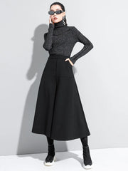 Luxury High-Waist Culottes