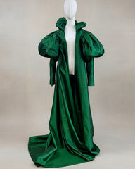 Floor-Length Opera Coat Gown
