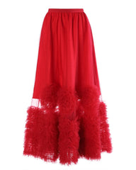 Luxury Tulle Ruffle Skirt