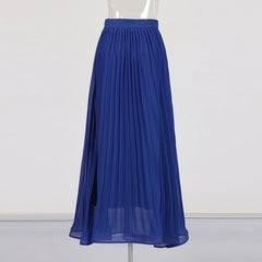 Designer Butterfly Blazer & Pleated Midi Skirt