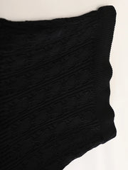 Luxury 3D Floral Knit Skirt