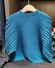 Elegant Accordion Pleated Top