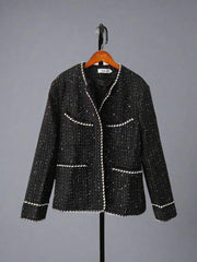 Men's Luxe Classic Textured Tweed Jacket